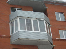 Эркерный балкон